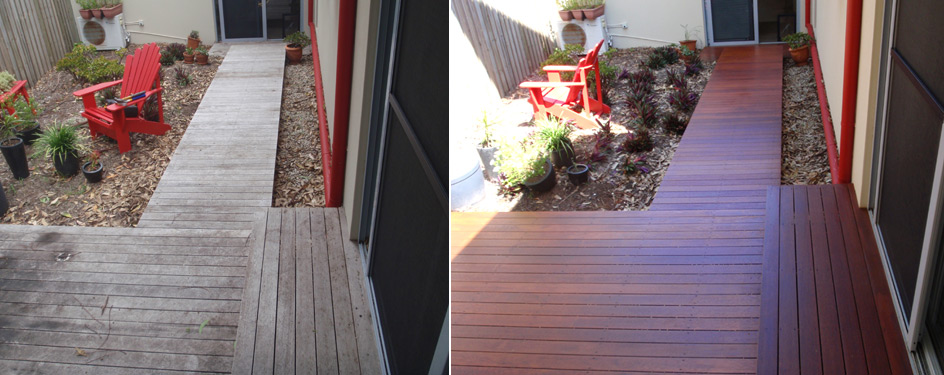 Timber Walkway Sanding Job Before &Amp; After Timber walkway sanding job before & after